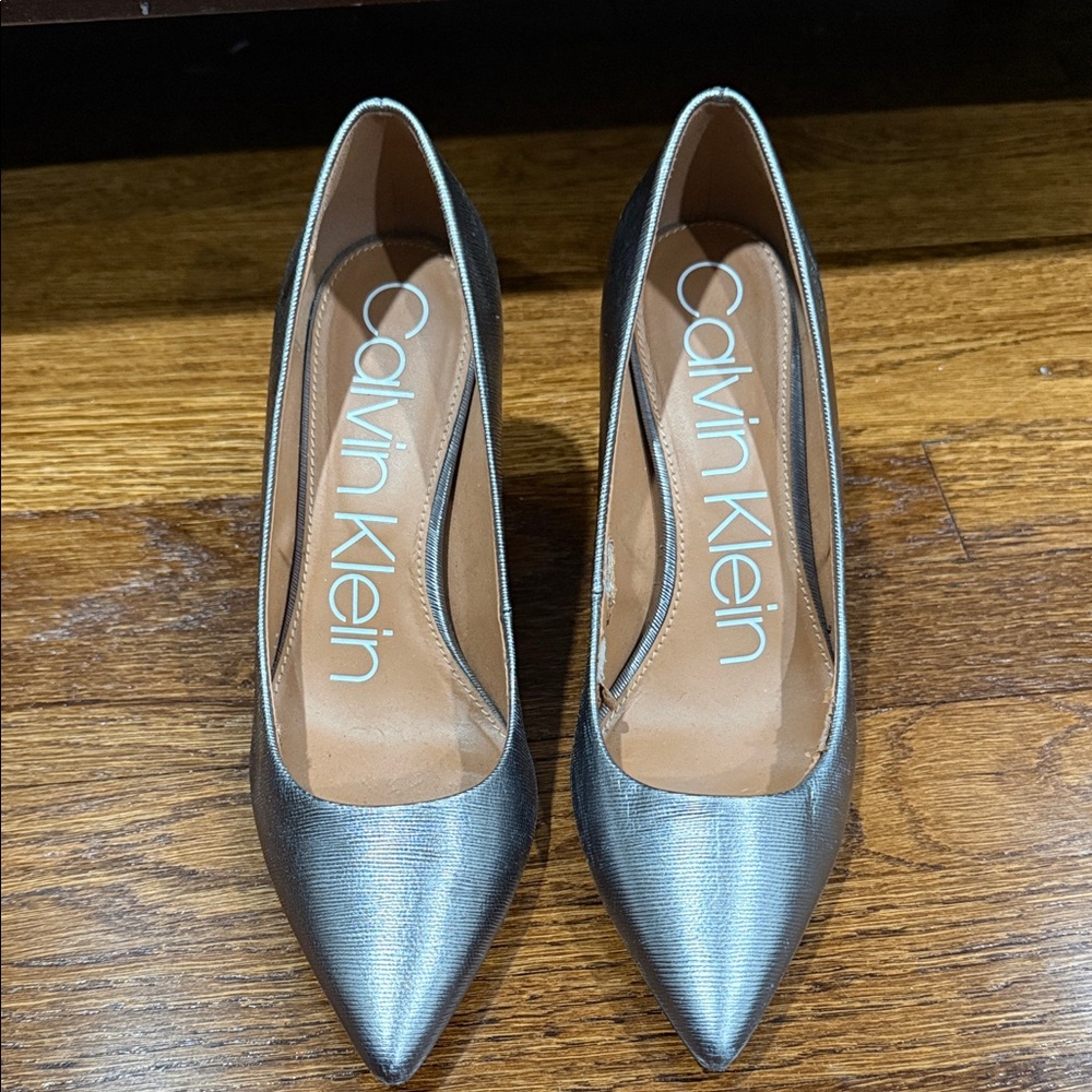 Calvin Klein Women's Metallic Heels